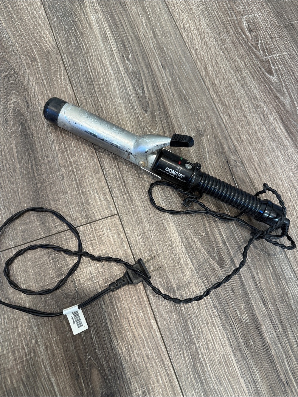 Conair Silver Black Curling Iron